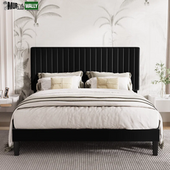 Dunphy Upholstered Platform Bed with Adjustable Headboard
