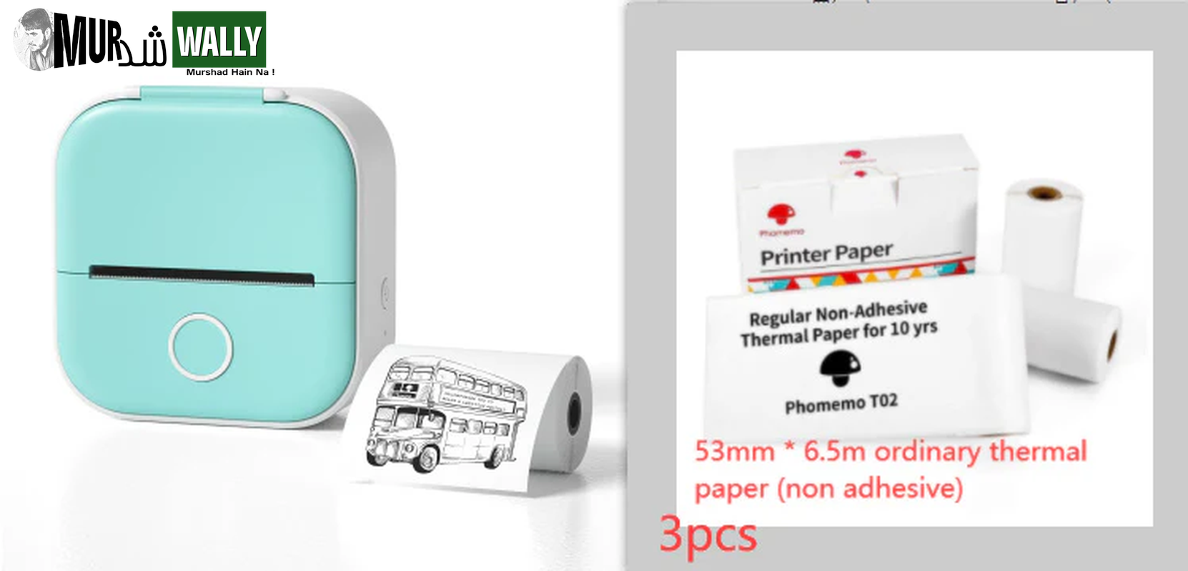 Portable Mini Thermal Label Printer Home Photo Printer Student Wrong Question Printer Bluetooth Mini Label Printer Price Tag