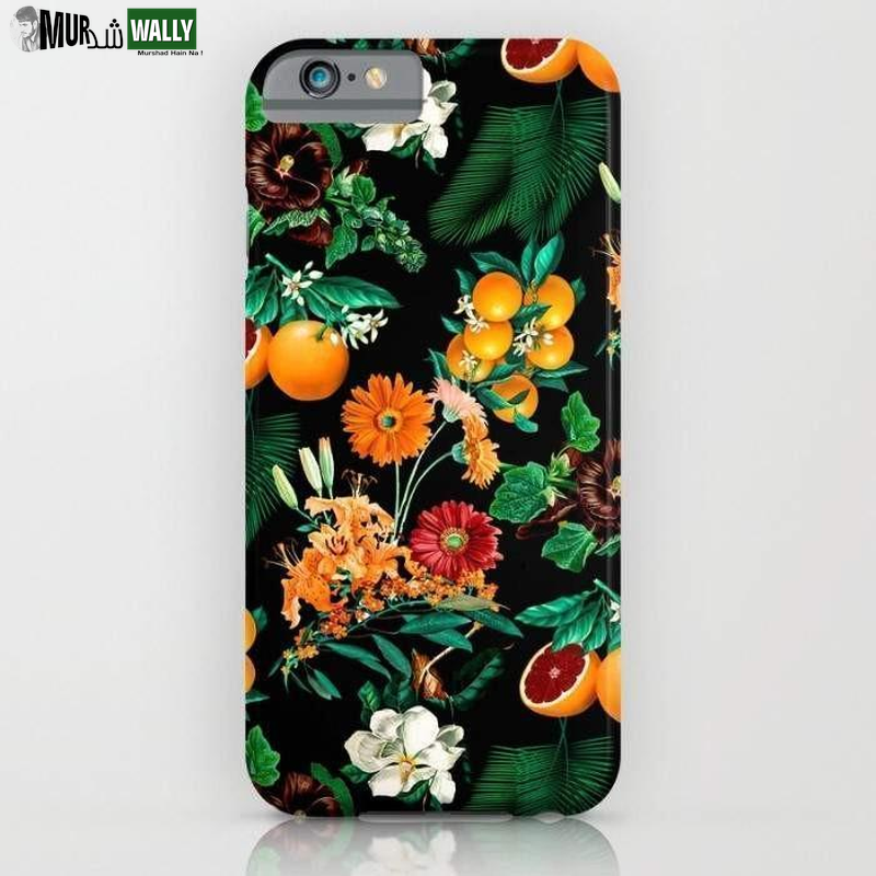 Fruit and Floral Pattern Mobile Cover