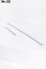 Dainty Chain Fringe Liner Drop Earrings