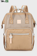 Himawari Waterproof Canvas Backpack Bag with Side Pockets