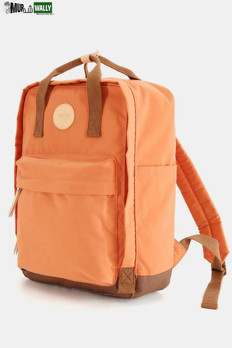 Himawari Waterproof Canvas Backpack Bag with Side Pockets