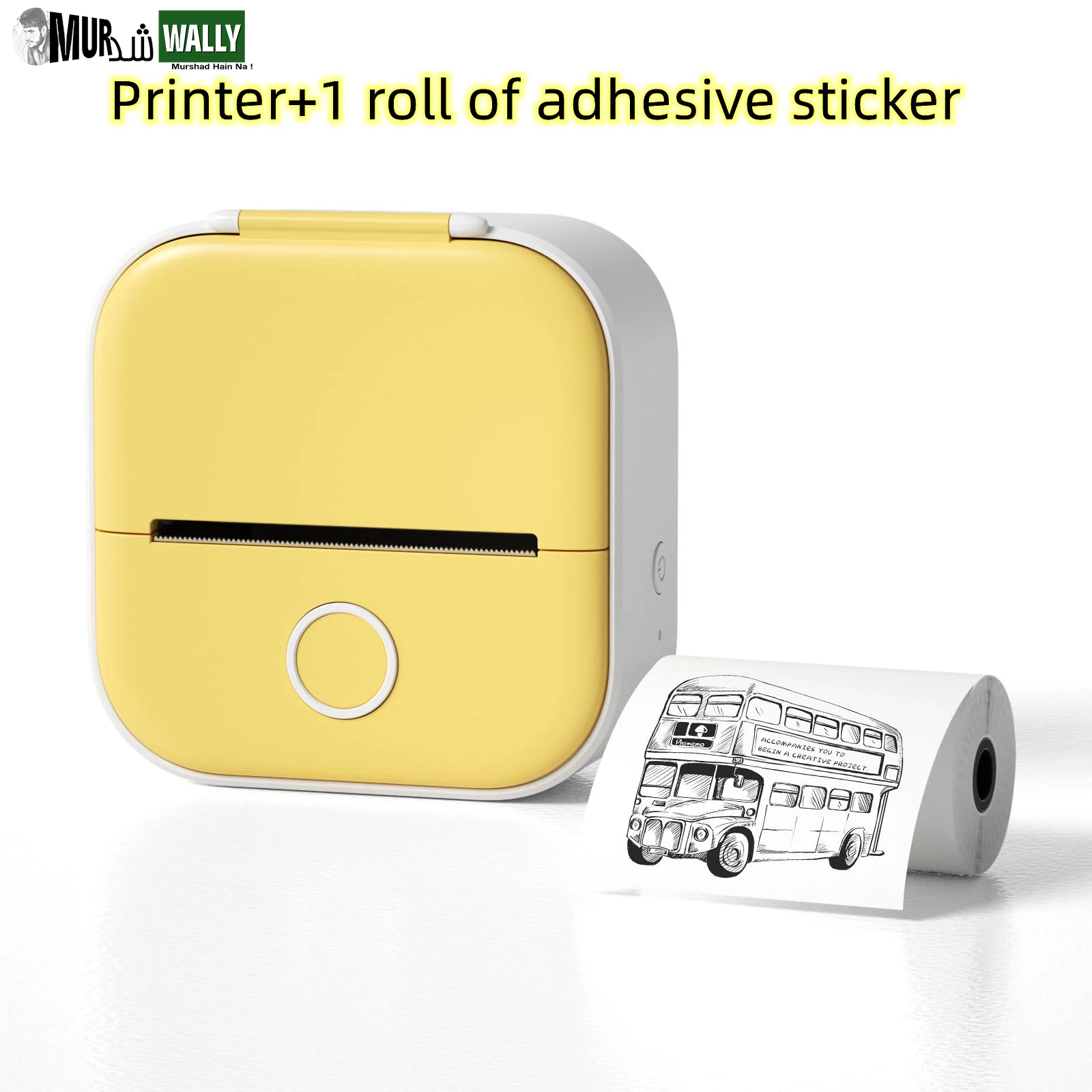 Portable Mini Thermal Label Printer Home Photo Printer Student Wrong Question Printer Bluetooth Mini Label Printer Price Tag