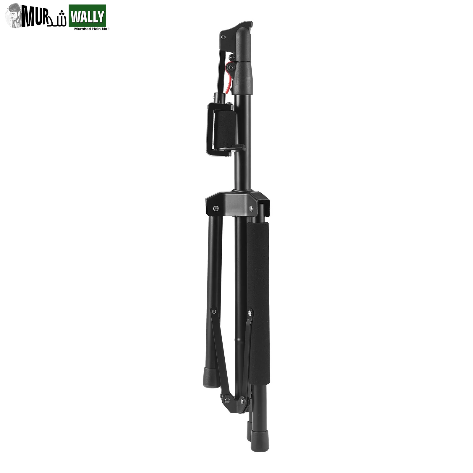 VEVOR Tripod Guitar Stand Floor-Standing Foldable 35.4-47.2 in Adjustable Height