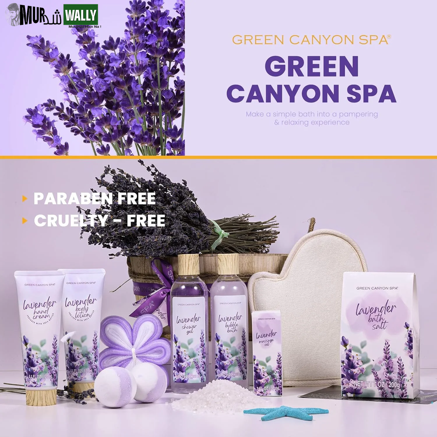 Bath Gift Sets for Women, 11Pcs Lavender Spa Baskets Gift Kits, Relaxing Birthday Mothers Day Gifts for Mom