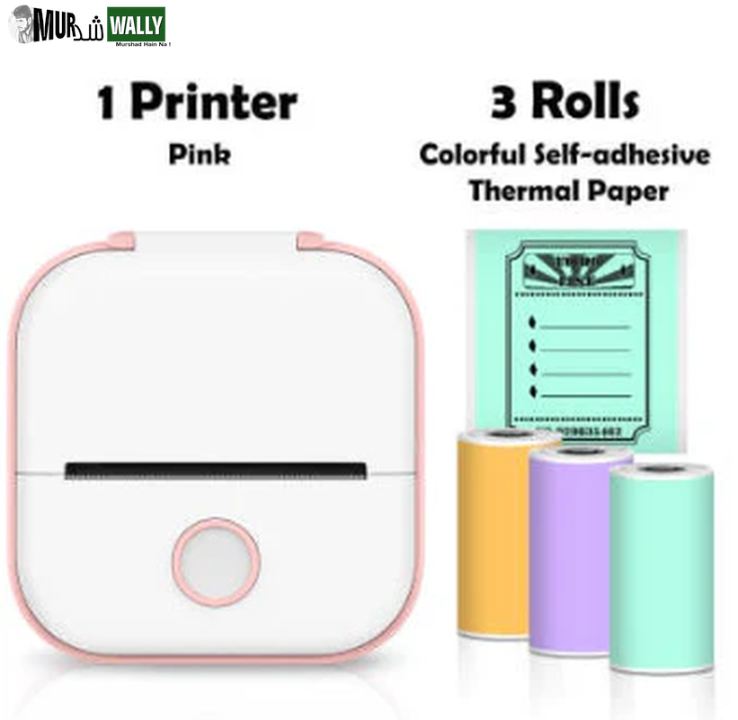 Portable Mini Thermal Label Printer Home Photo Printer Student Wrong Question Printer Bluetooth Mini Label Printer Price Tag