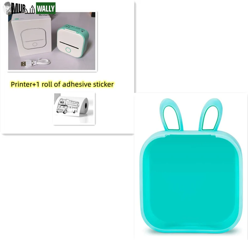 Portable Mini Thermal Label Printer Home Photo Printer Student Wrong Question Printer Bluetooth Mini Label Printer Price Tag