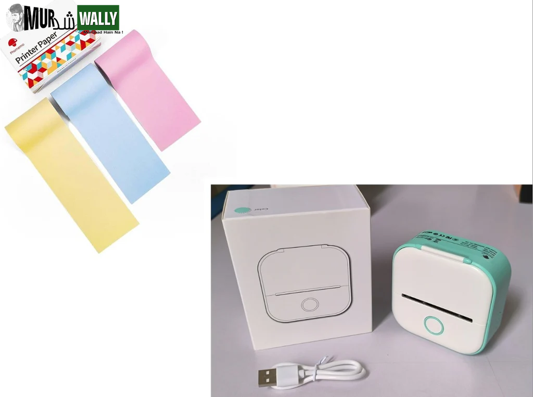 Portable Mini Thermal Label Printer Home Photo Printer Student Wrong Question Printer Bluetooth Mini Label Printer Price Tag