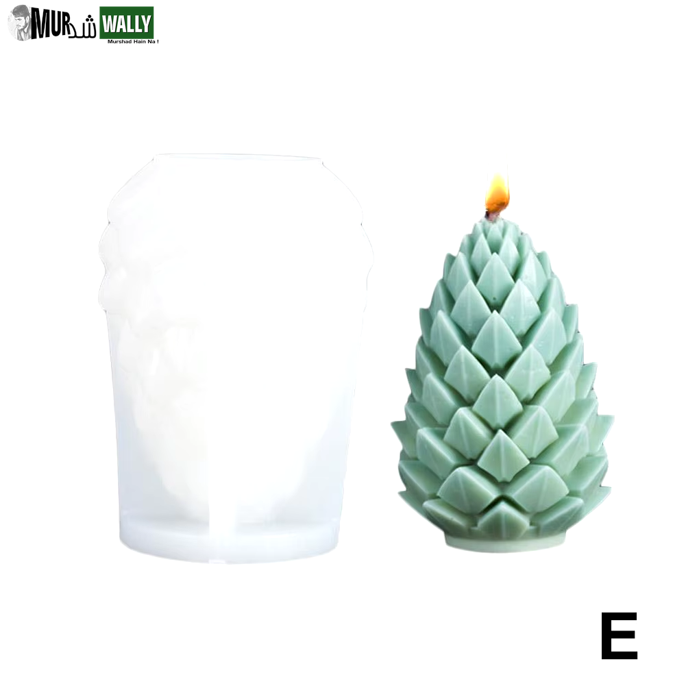 New Christmas Tree Carving Pattern Cylindrical Candle 3D Silicone Mold Reindeer Snowflake Cylindrical Elk Candle Mold