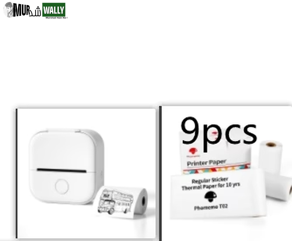Portable Mini Thermal Label Printer Home Photo Printer Student Wrong Question Printer Bluetooth Mini Label Printer Price Tag