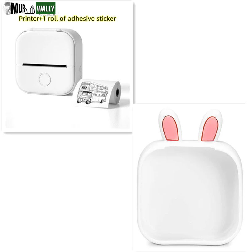 Portable Mini Thermal Label Printer Home Photo Printer Student Wrong Question Printer Bluetooth Mini Label Printer Price Tag