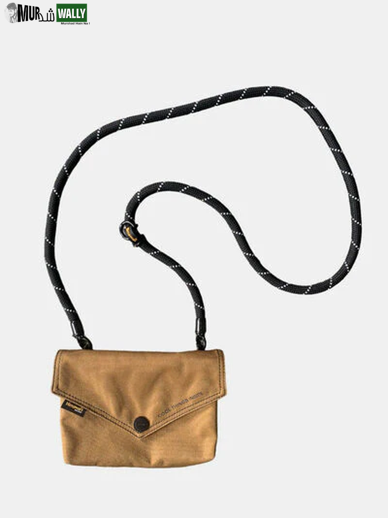 Himawari Solid Color Envelope Shape Crossbody Bag with Removable Strap