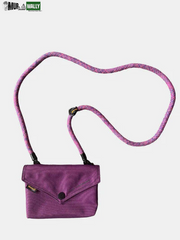 Himawari Solid Color Envelope Shape Crossbody Bag with Removable Strap