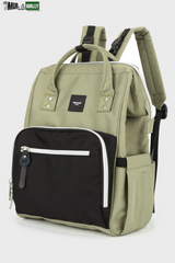Himawari Waterproof Canvas Backpack Bag with Side Pockets