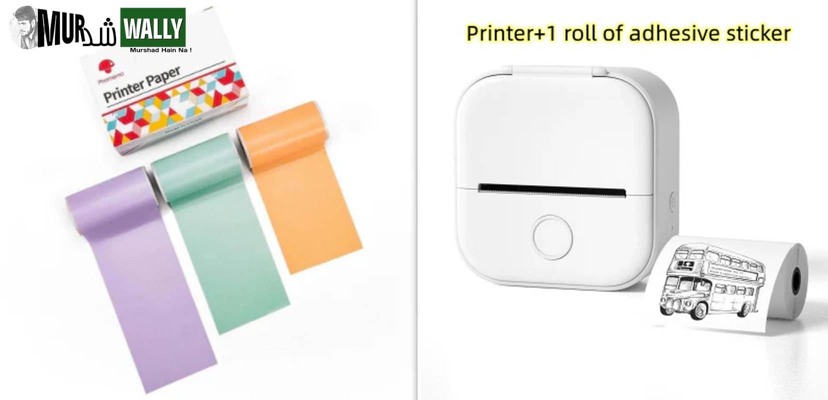 Portable Mini Thermal Label Printer Home Photo Printer Student Wrong Question Printer Bluetooth Mini Label Printer Price Tag