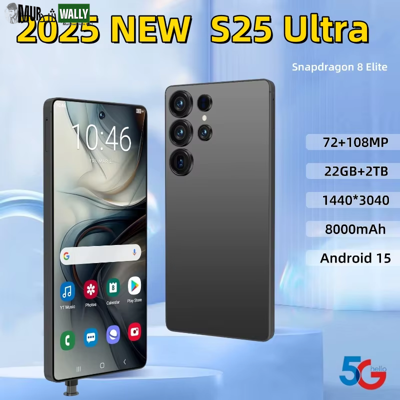S25 Ultra Smartphone Original 7.3 Inch Celulares Android Moblie Phones Unlocked 5G Dual Sim Global Version Cellphones S24 Ultra