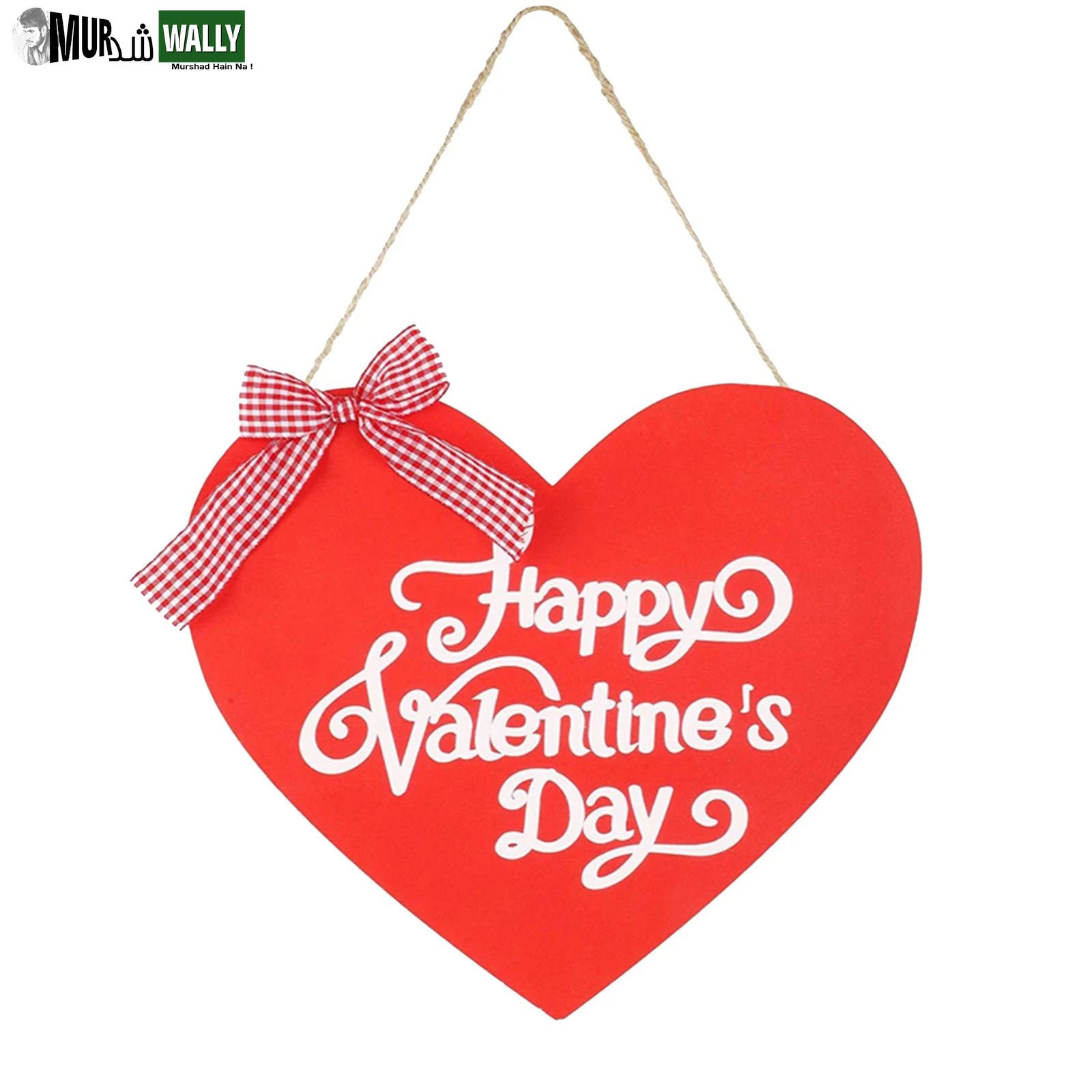 16 Inch Valentine'S Day Sign Luminous Love Heart Shape Wreath Garland with Lights Home Decorations Red Valentines Day Gifts
