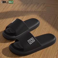 Summer Fashion Concise Couple Home Shoes Cosy Non-Slip Slides Lithe Soft Sandals for Women Men'S Slippers in House Flip Flops