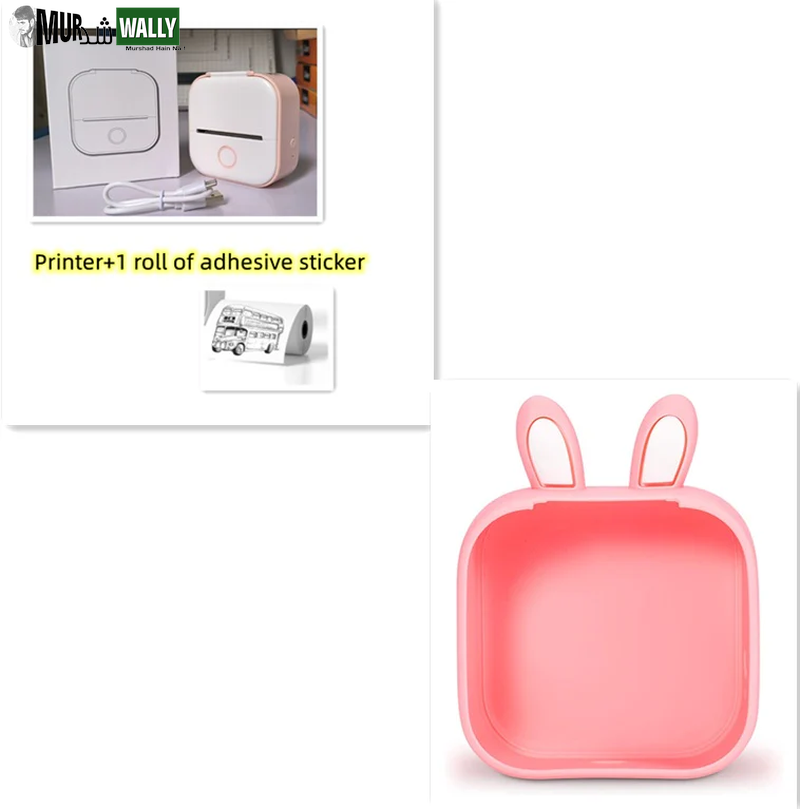 Portable Mini Thermal Label Printer Home Photo Printer Student Wrong Question Printer Bluetooth Mini Label Printer Price Tag