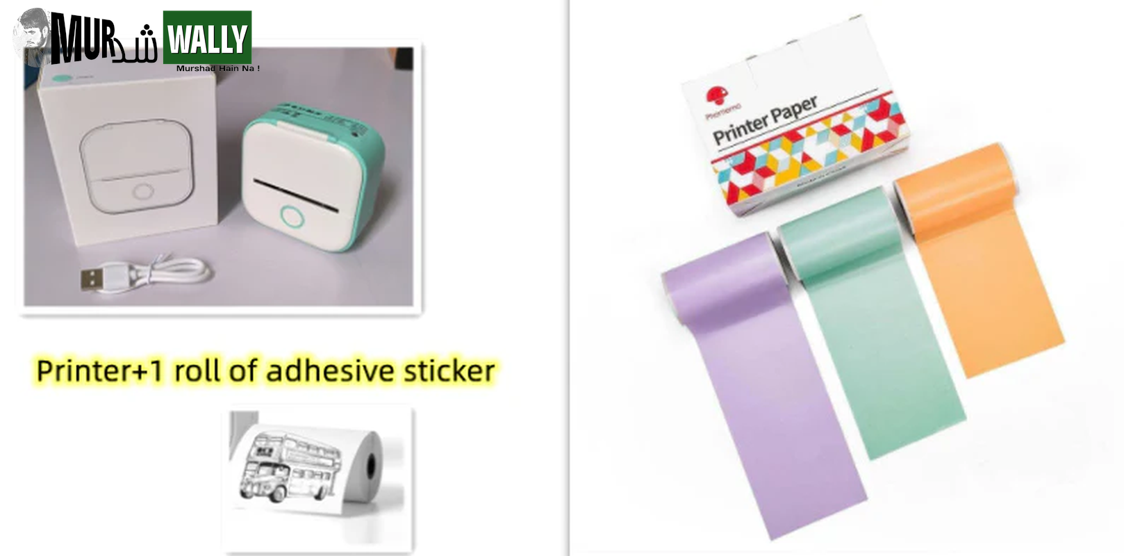 Portable Mini Thermal Label Printer Home Photo Printer Student Wrong Question Printer Bluetooth Mini Label Printer Price Tag