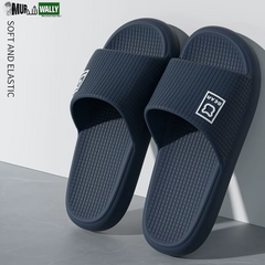 Summer Fashion Concise Couple Home Shoes Cosy Non-Slip Slides Lithe Soft Sandals for Women Men'S Slippers in House Flip Flops